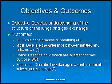 Objectives & Outcomes