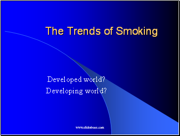 The Trends of Smoking