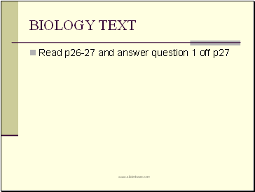 BIOLOGY TEXT