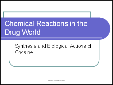 Chemical Reactions in the Drug World