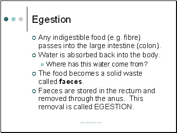Egestion