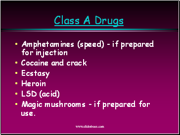 Class A Drugs