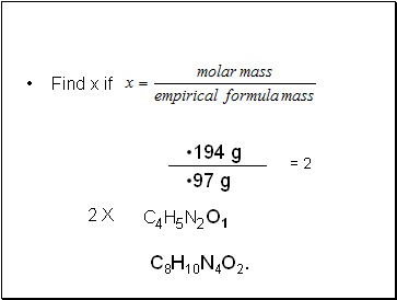 Find x if