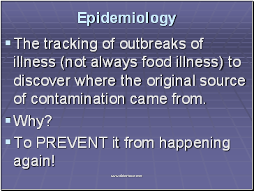 Epidemiology