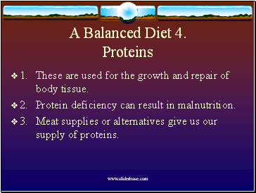 A Balanced Diet 4.