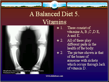 A Balanced Diet 5.