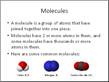 Molecules