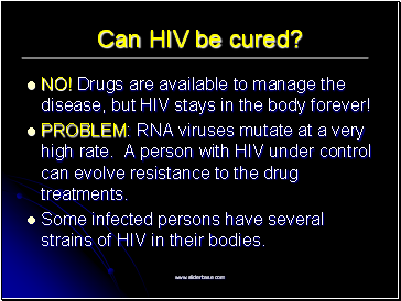 Can HIV be cured?