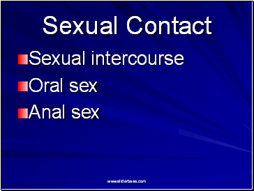 Sexual Contact