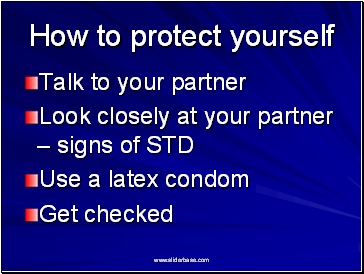 How to protect yourself