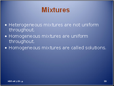 Mixtures