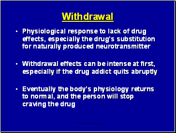 Withdrawal