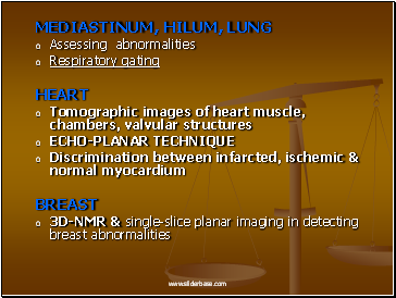 Mediastinum, Hilum, Lung