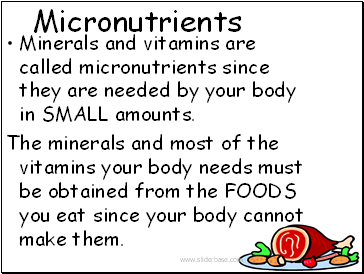 Micronutrients