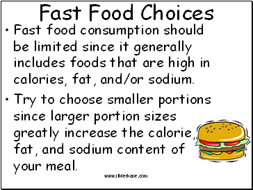 Fast Food Choices
