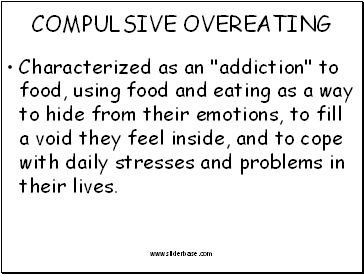 Compulsive Overeating