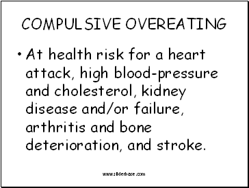 COMPULSIVE OVEREATING