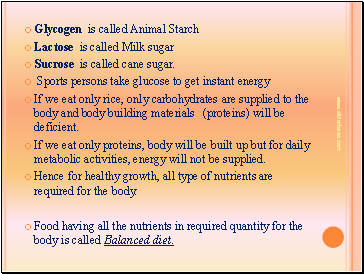 Glycogen is called Animal Starch