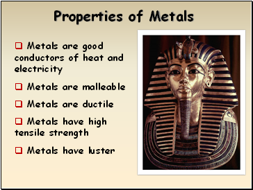 Properties of Metals