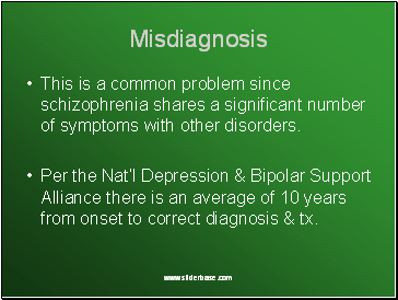 Misdiagnosis