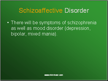 Schizoaffective Disorder