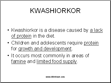 Kwashiorkor