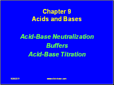 Acid-Base. Neutraliz