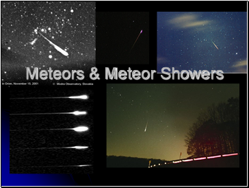 Meteors & Meteor Showers