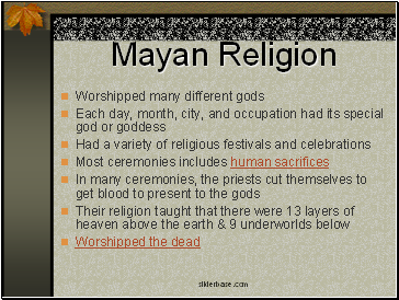 Mayan Religion