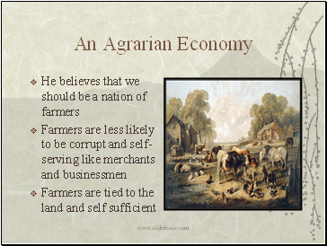 An Agrarian Economy