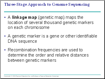 Three-Stage Approach to Genome Sequencing
