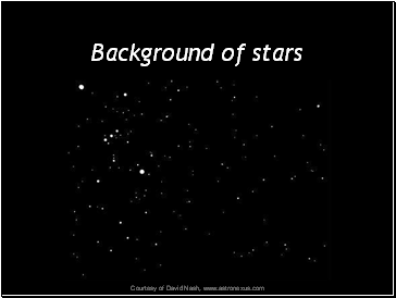 Background of stars