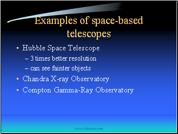 Examples of space-based telescopes