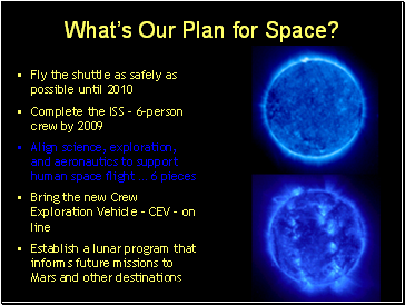 Whats Our Plan for Space?