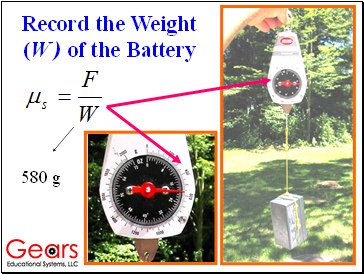 Record the Weight (W ) of the Battery
