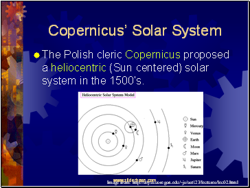 Copernicus’ Solar System