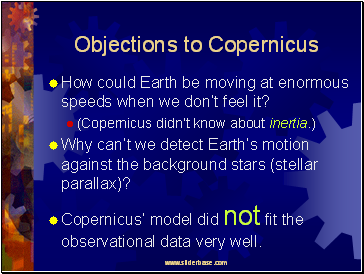 Objections to Copernicus