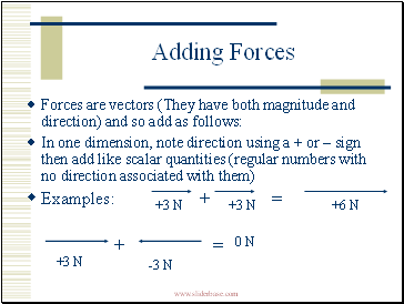 Adding Forces