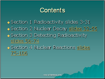 Radioactivity and Nuclear Reactions