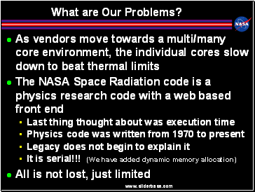 What are Our Problems?