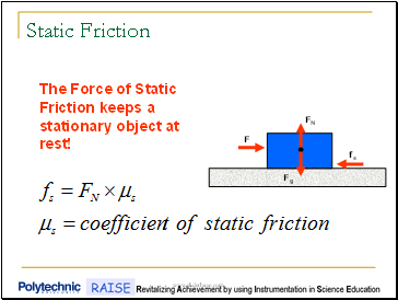 Static Friction