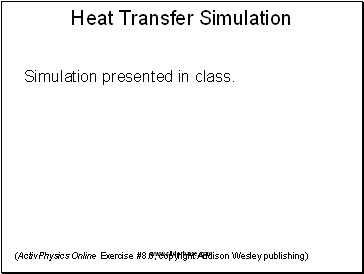 Heat Transfer Simulation