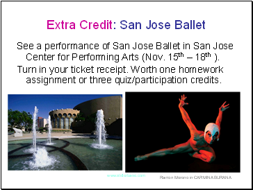 Extra Credit: San Jose Ballet