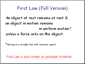 First Law (Full Version)