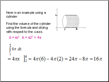 Here is an example using a cylinder