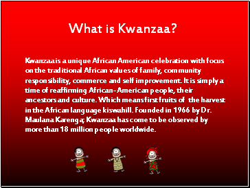 What is Kwanzaa?
