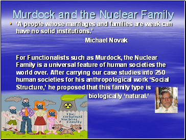 Murdock and the Nuclear Family