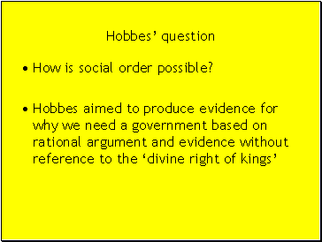Hobbes question