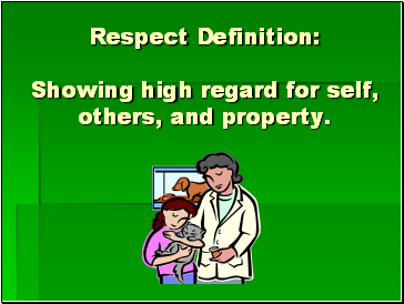 Respect Definition
