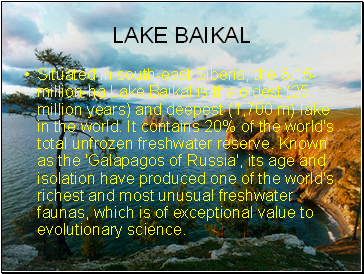 Lake baikal